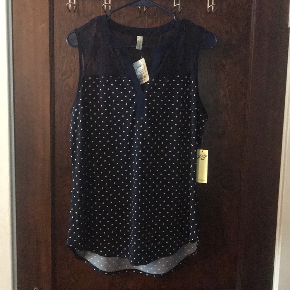 Polka dot tank top